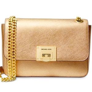 Michael Kors Gold convertible chain purse